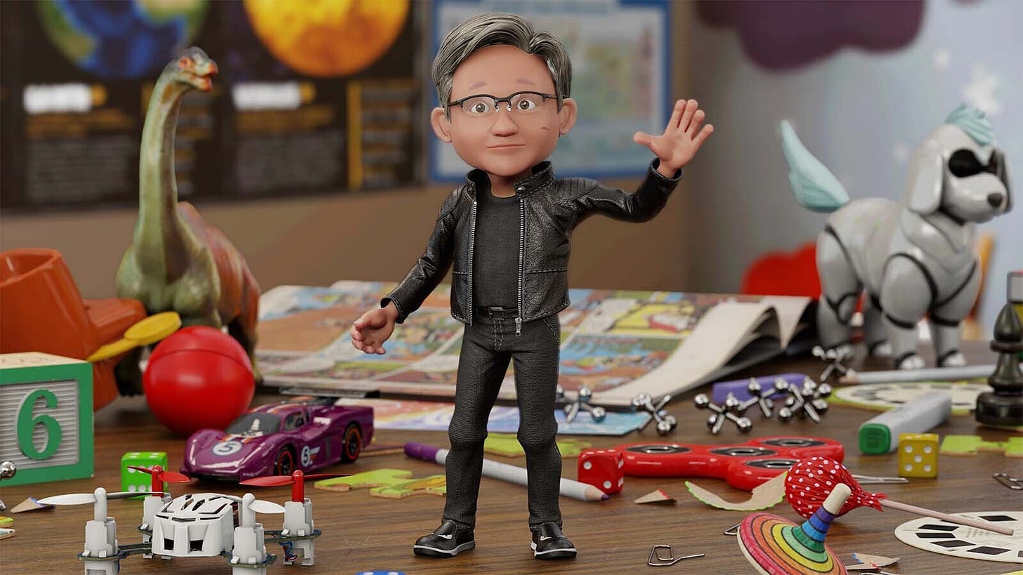 How Omniverse Wove a Real CEO — and His Toy Counterpart — Together With  Stunning Demos at GTC | NVIDIA Blog