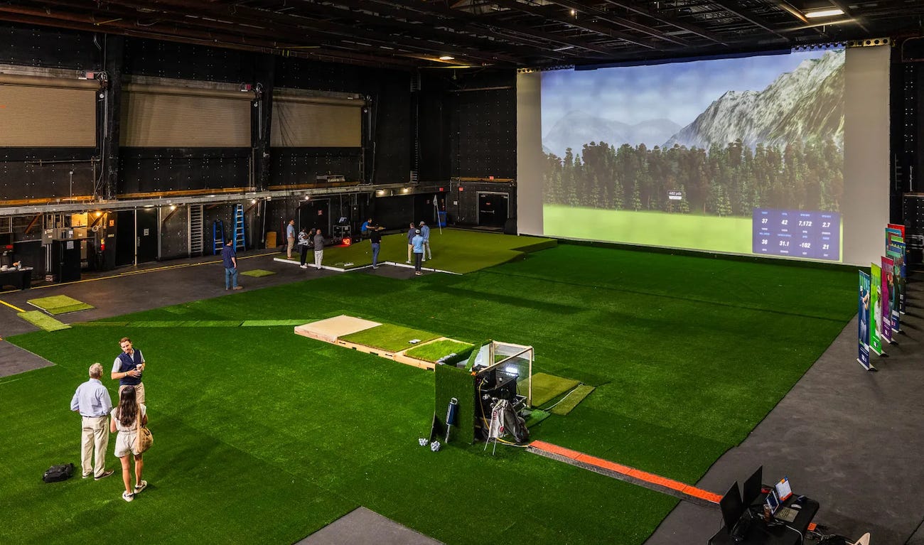 First behind-the-scenes pics of TGL emerge | bunkered.co.uk