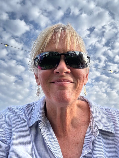 Images of authors and audience from Hay Festival