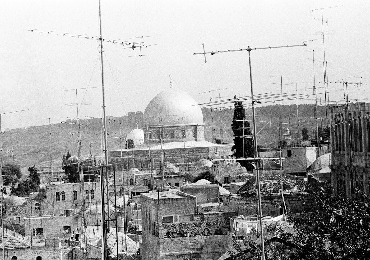 Al-Aqsa and temple mount 1974 Al-Aqsa and temple mount 1974