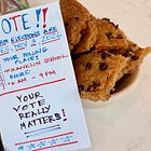 Share This Cookie Brittle — and Voting Plans — with Your Neighbors