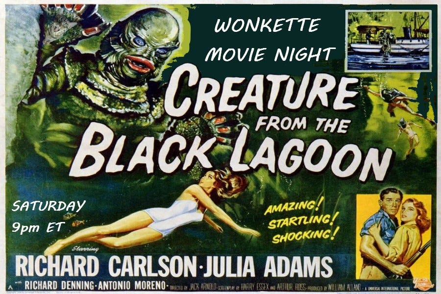 Wonkette Movie Night: Creature From The Black Lagoon