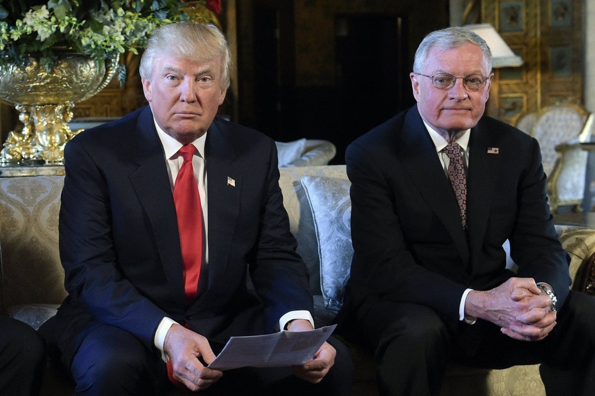 Donald Trump and Keith Kellogg 