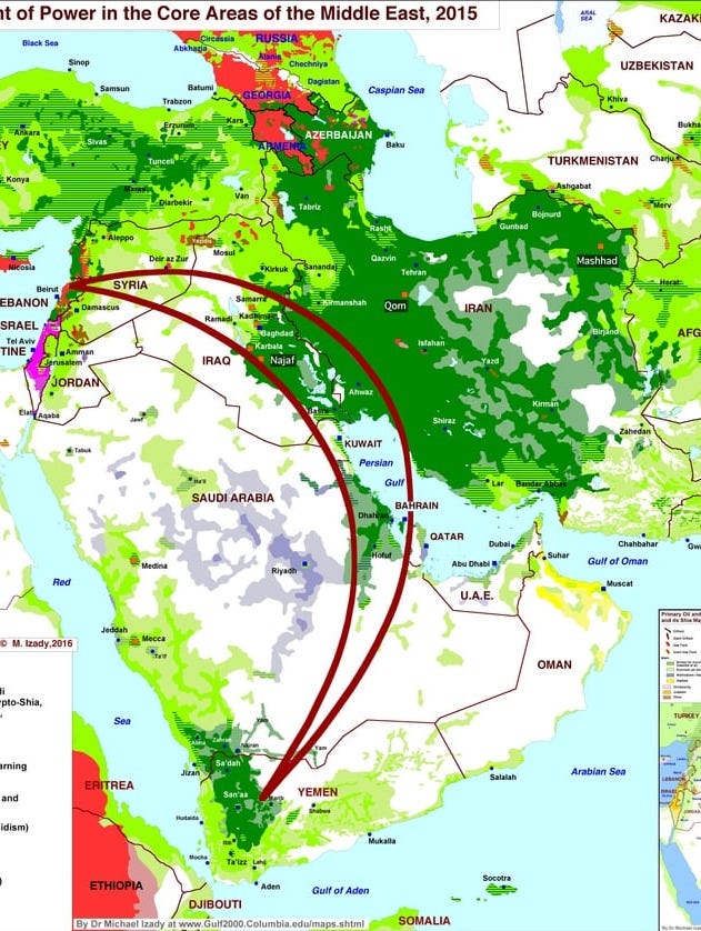 Map: Evolving Shia Crescent (Izady, 2016) : r/geopolitics Map: Evolving Shia Crescent (Izady, 2016) : r/geopolitics