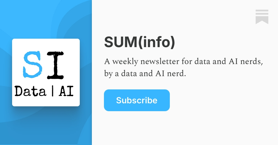 SUM(info) | Matt Dixon | Substack