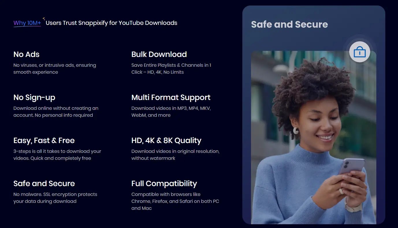 Safe video downloader