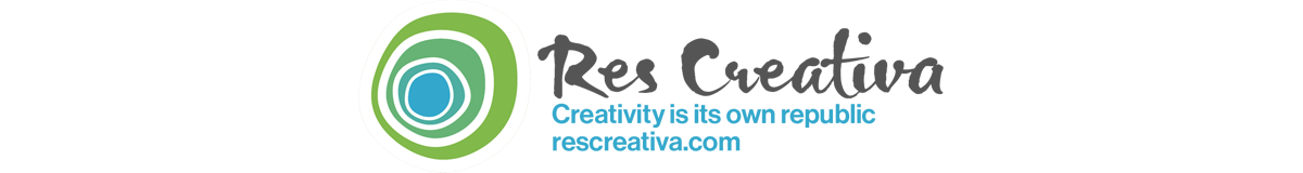 Logo and text for Res Creativa plus the tagline "A civic force for creative minds" plus rescreativa.com Logo and text for Res Creativa plus the tagline "A civic force for creative minds" plus rescreativa.com