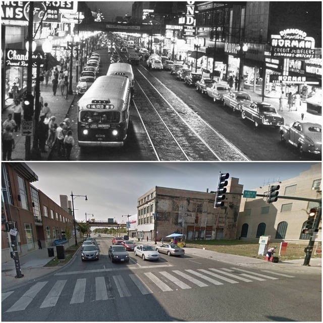 r/PastAndPresentPics - 63rd & Halsted St, Chicago IL -- 1955-2017