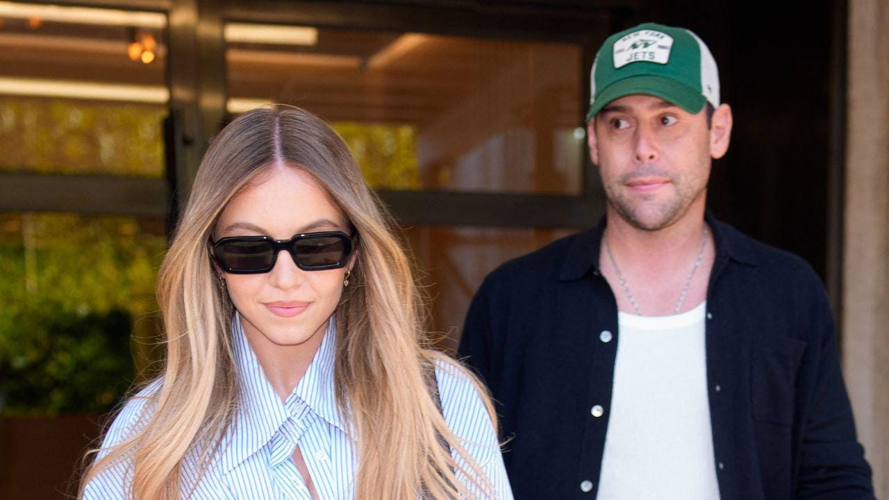 A photo of Sydney Sweeney and Scooter Braun