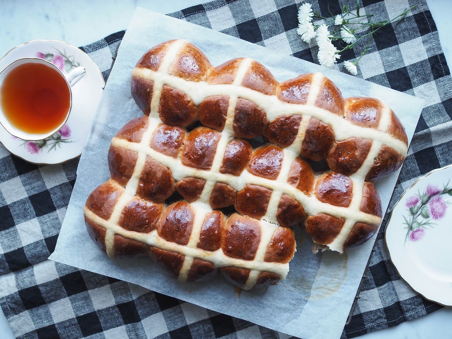Fruitless Hot Cross Buns