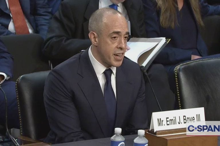 Emil Bove Third Circuit Court Confirmation Hearing