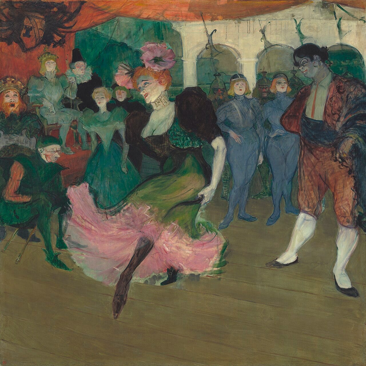 Henri de Toulouse Lautrec, Marcelle Lender Dancing the Bolero, 1895 Henri de Toulouse Lautrec, Marcelle Lender Dancing the Bolero, 1895