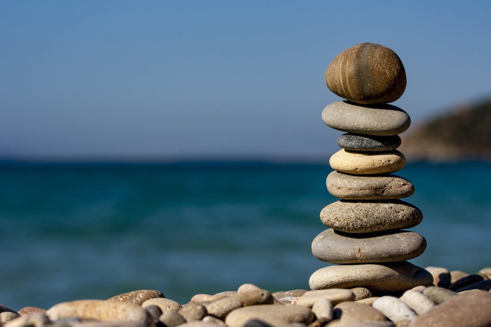 Small Pebble Humility Pebble Meditation - by Ken Ronkowitz - Weekends