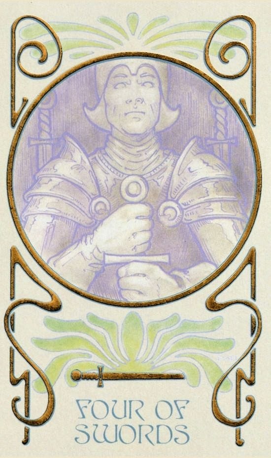 Ethereal Visions 4 of Swords