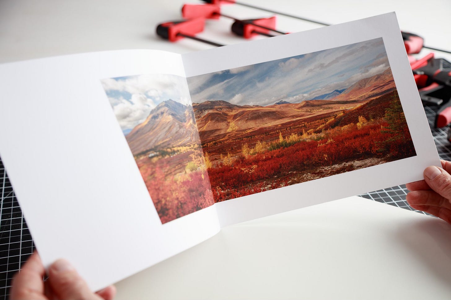 pano spread for handmade book