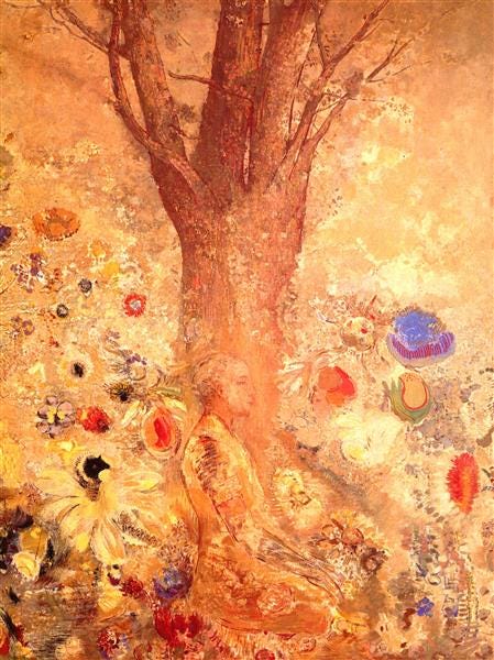 Buddha in His Youth, 1904 - Odilon Redon
