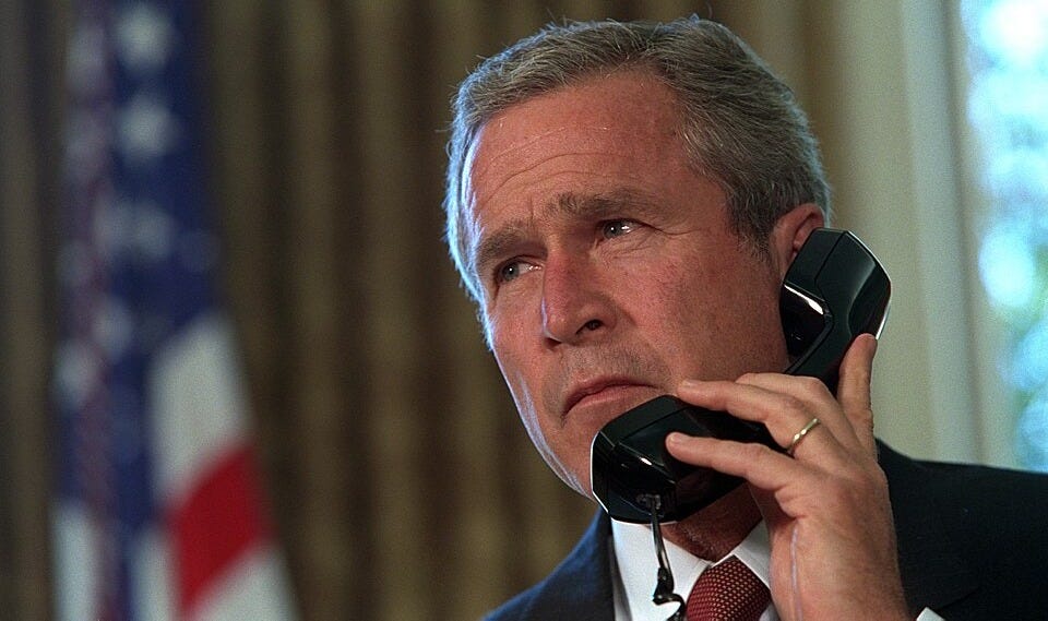 File:President George W. Bush Calls New York Officials.jpg