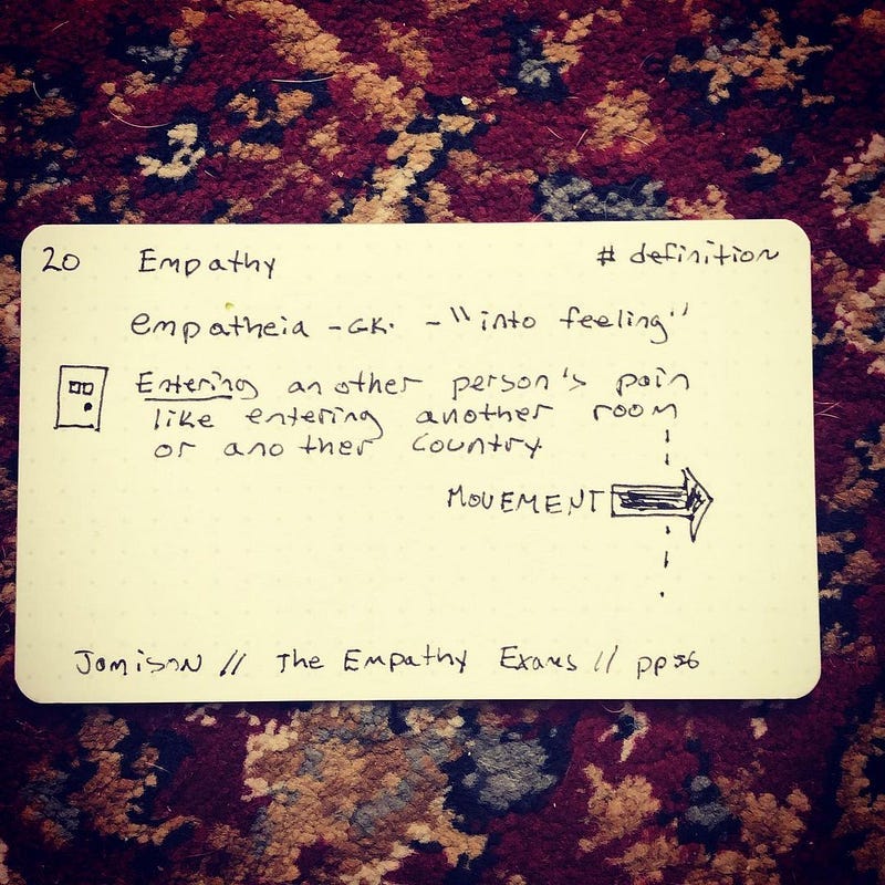 Author's photo of own note