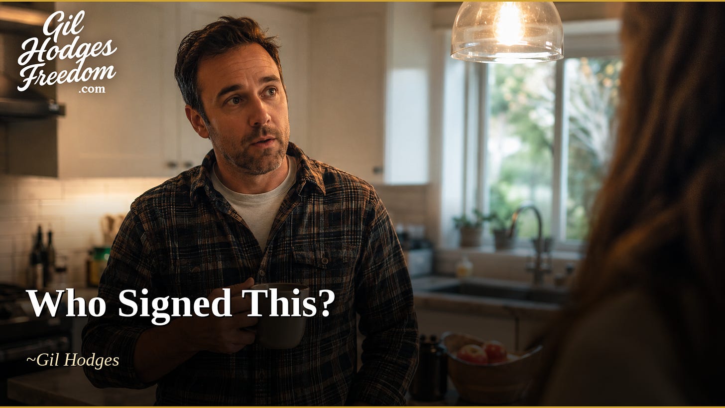 Who Signed This?