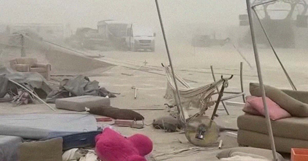Burning Man off to "chaotic" start as flood and dust storm warnings issued  for 2025 - Mixmag.net