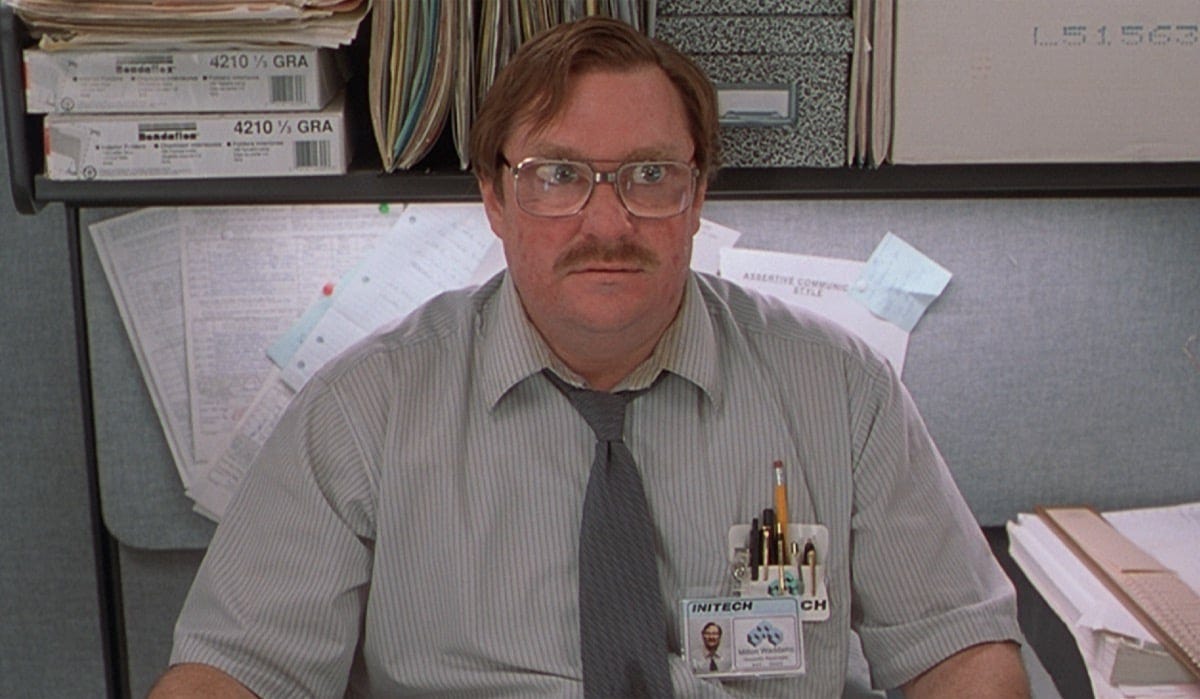 Please Don't Mock Office Space's Milton | The Mary Sue