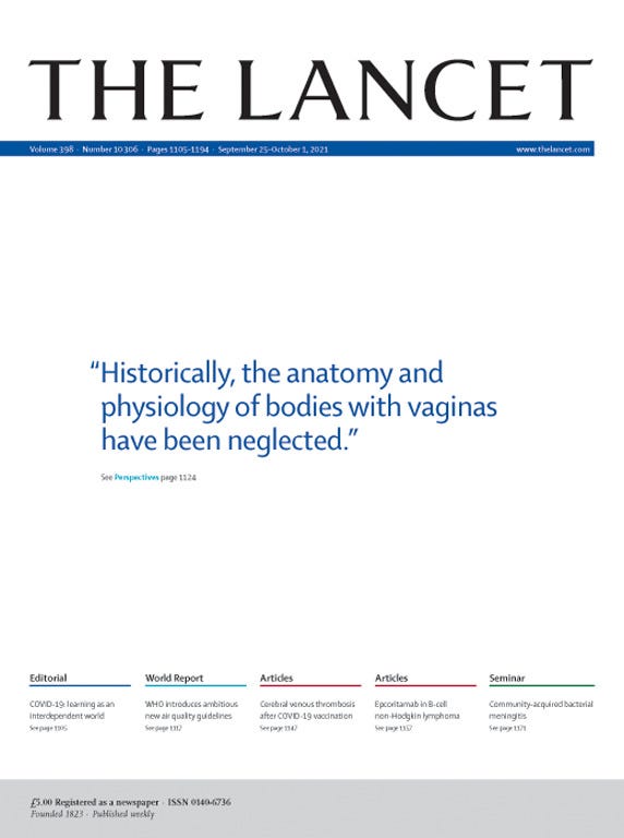 Historically, the anatomy and physiology of bodies with vaginas have been neglected. Historically, the anatomy and physiology of bodies with vaginas have been neglected.