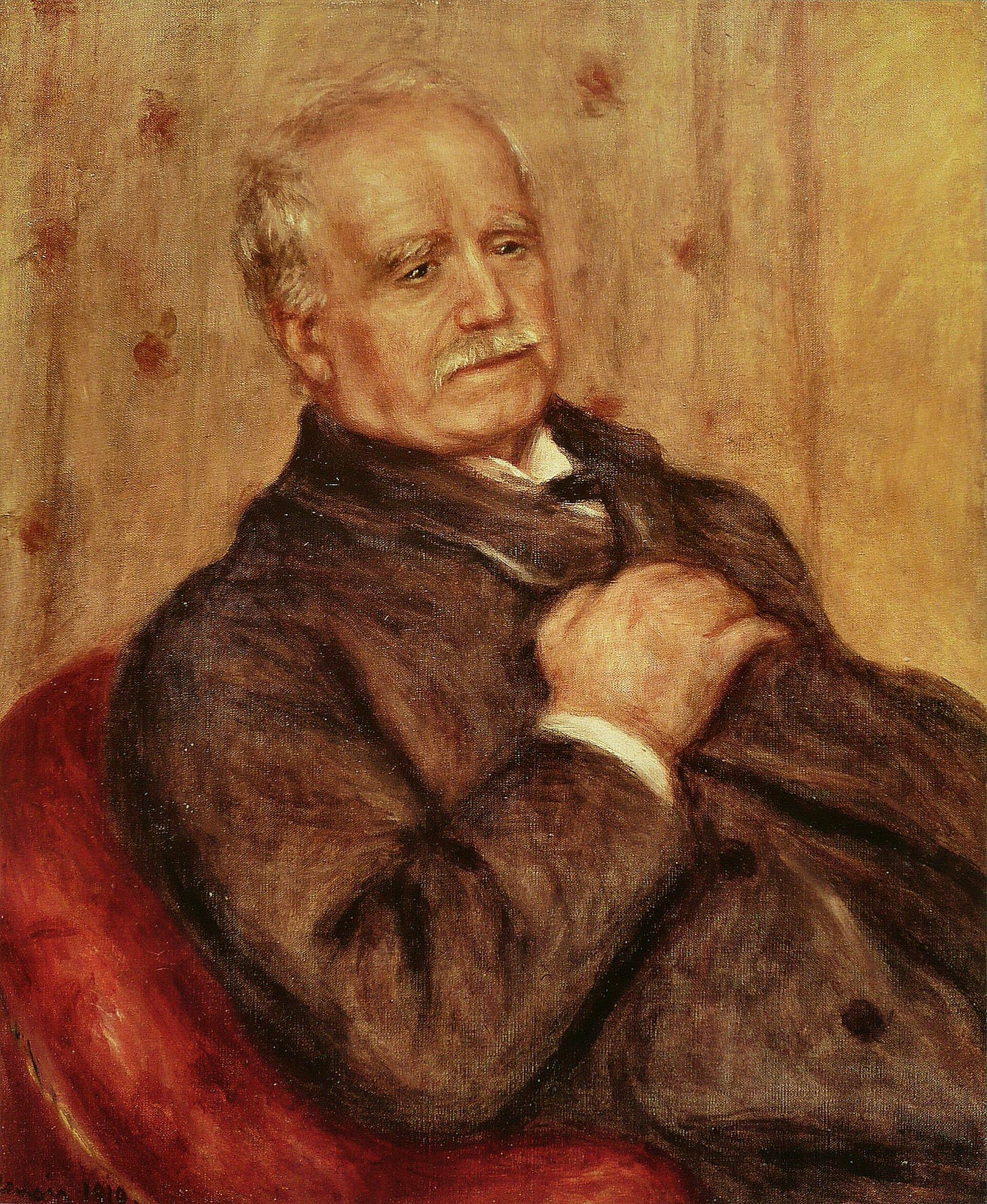 Pierre-Auguste Renoir, Portrait of Paul Durand-Ruel, 1910. Private collection. Pierre-Auguste Renoir, Portrait of Paul Durand-Ruel, 1910. Private collection.