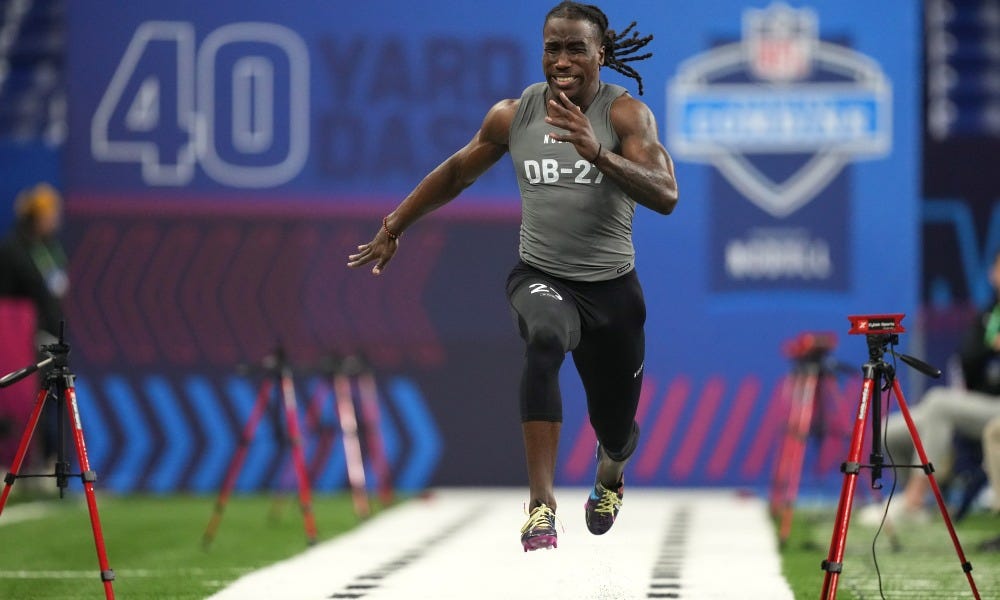 DJ Turner, Kelee Ringo impress in 40-yard dash at scouting combine