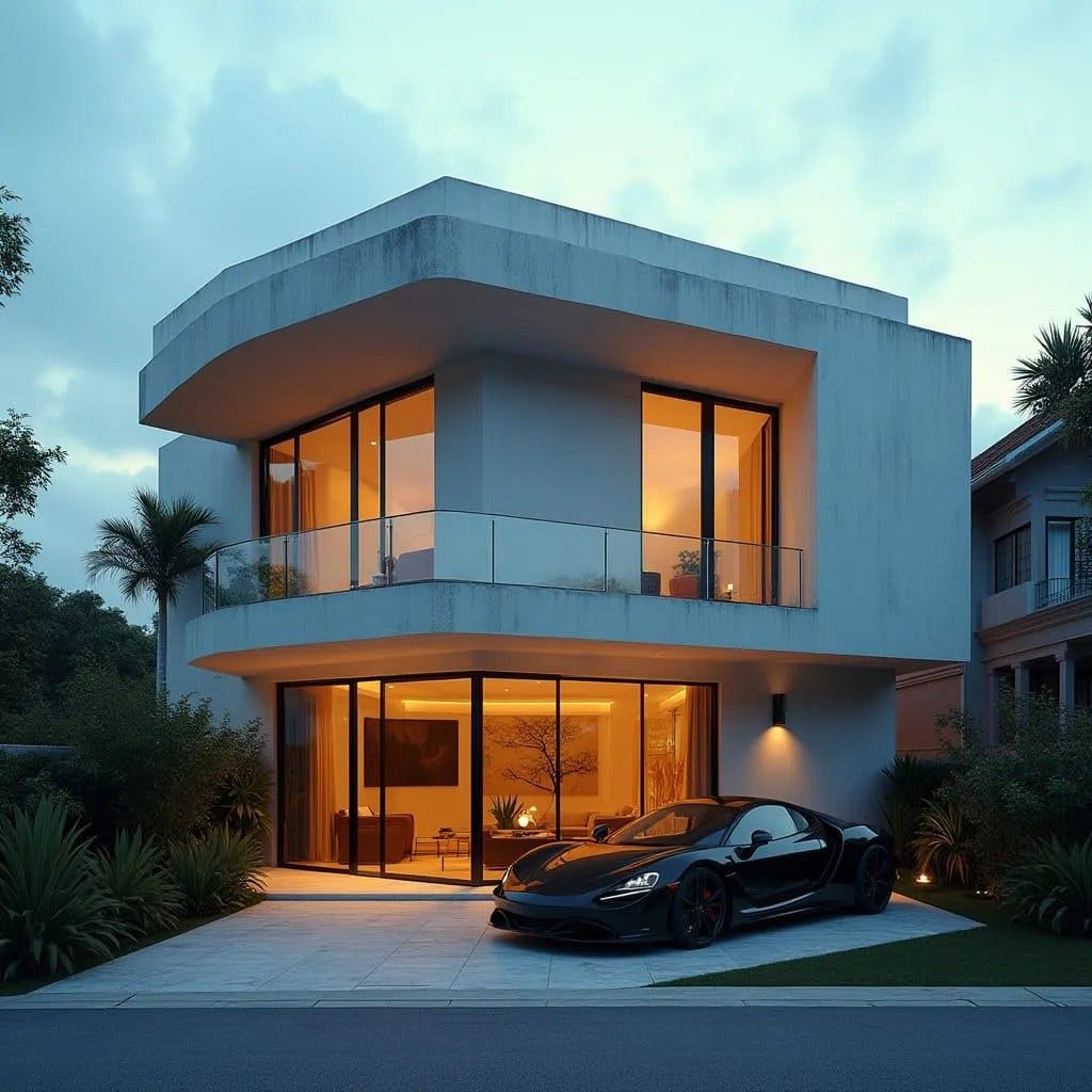 Cantilevered Urban Villa