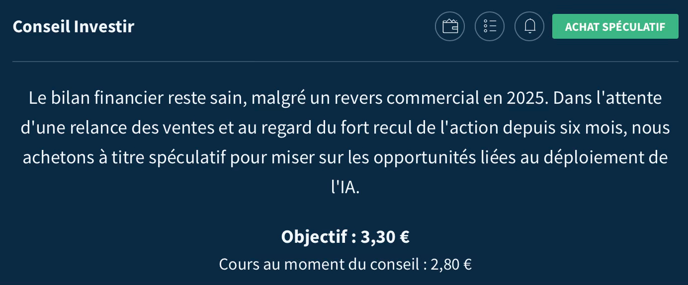 💪📈 Nouvelle action en portefeuille !