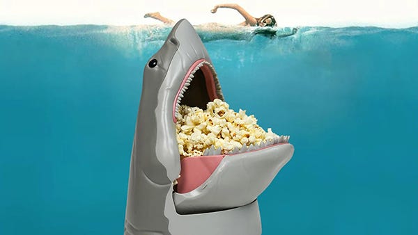 Jaws 50 movie popcorn shark collectible | rmrk*st | Remarkist Magazine