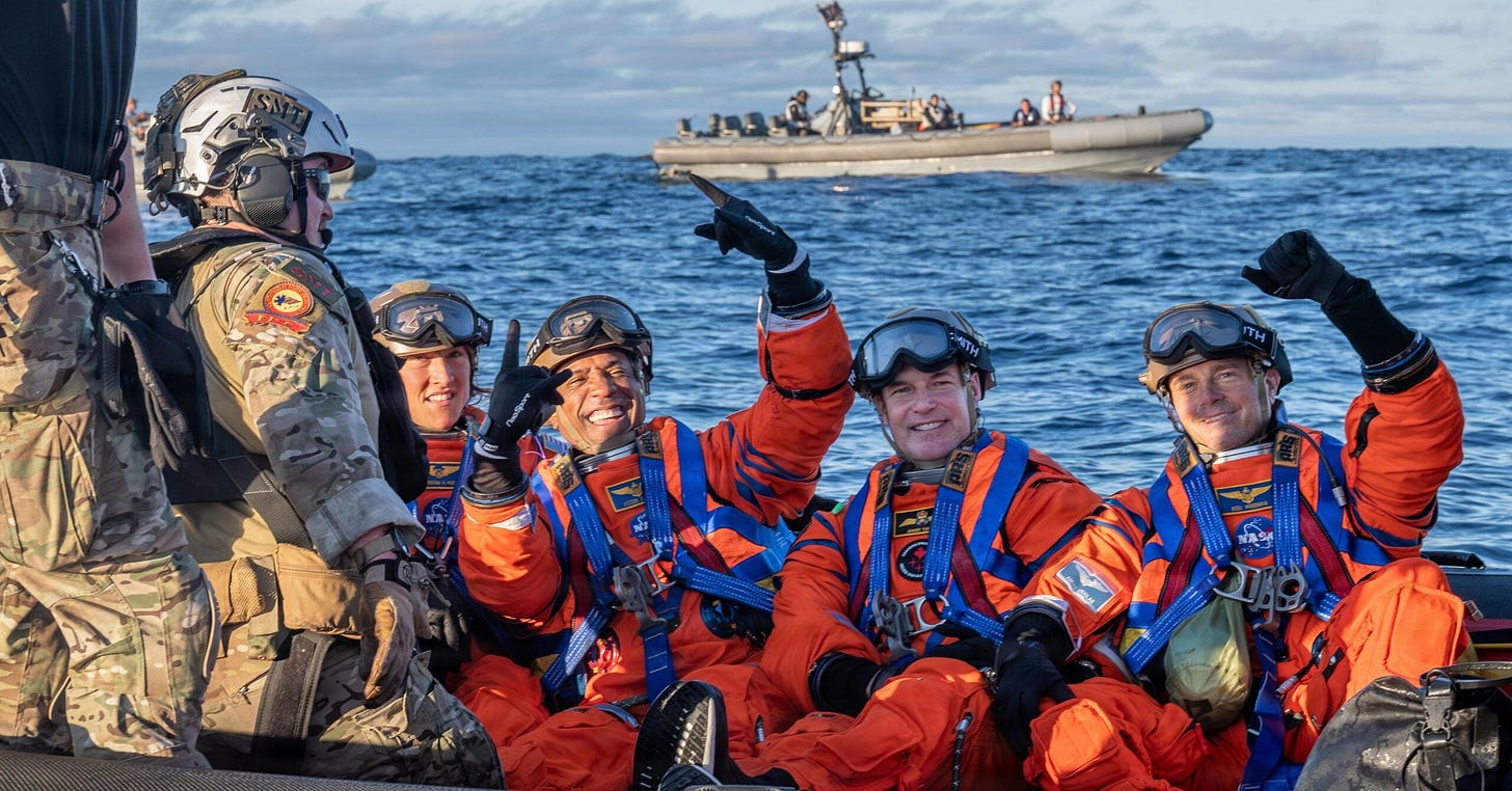 Integrity, Arriving': Navy Crew Recovers Astronauts After Artemis Mission -  USNI News