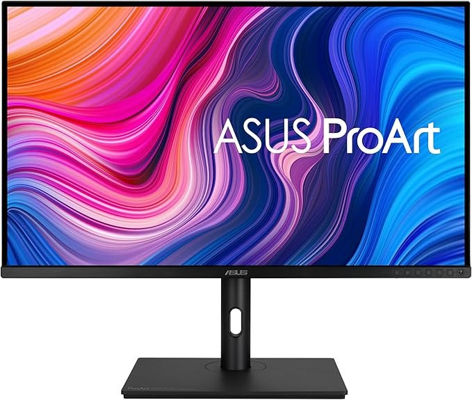 ASUS ProArt Display 32” 4K HDR Monitor (PA329CV) - UHD (3840 x 2160), IPS, 100% sRGB/Rec.709, ΔE &lt; 2, Calman Verified, USB-C Power Delivery, DisplayPort, HDMI, USB 3.1 Hub, C-clamp, Height Adjustable