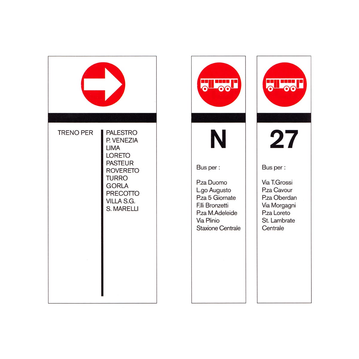 Bob Noorda's 1962 wayfinding system for the Milan Metro