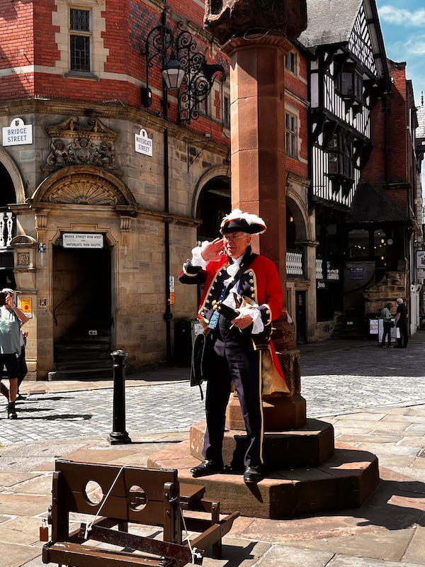 2025-6-18 Photo of David Mitchell, Chester town crier by Becky Peek