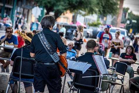 The Music of Art Walk / all photos by author