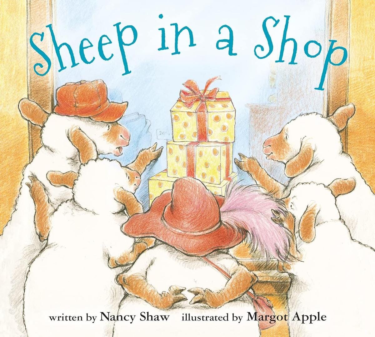  "Sheep in a Shop" by Nancy E. Shaw.