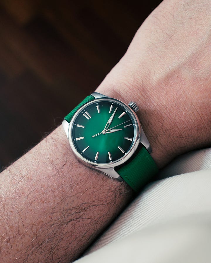 H. Moser & Cie Pioneer Centre Seconds Cosmic Green 40mm