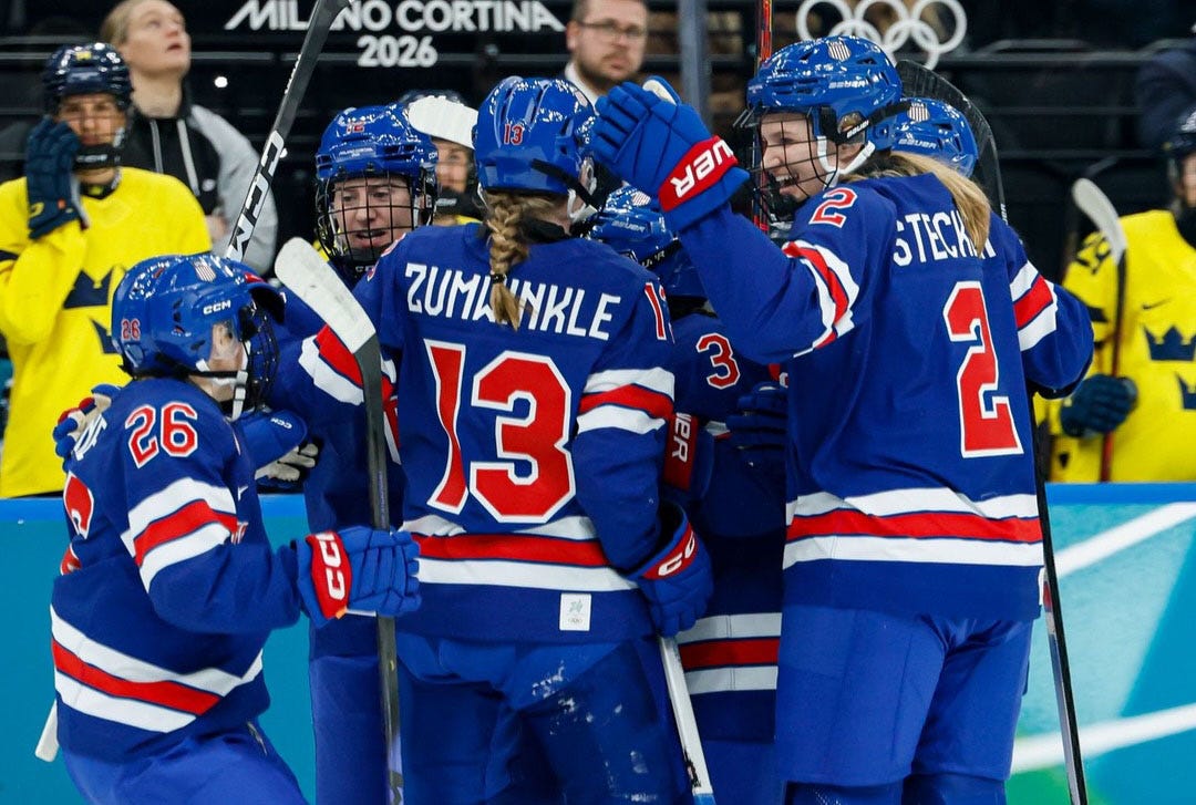 Frost players on Team USA.