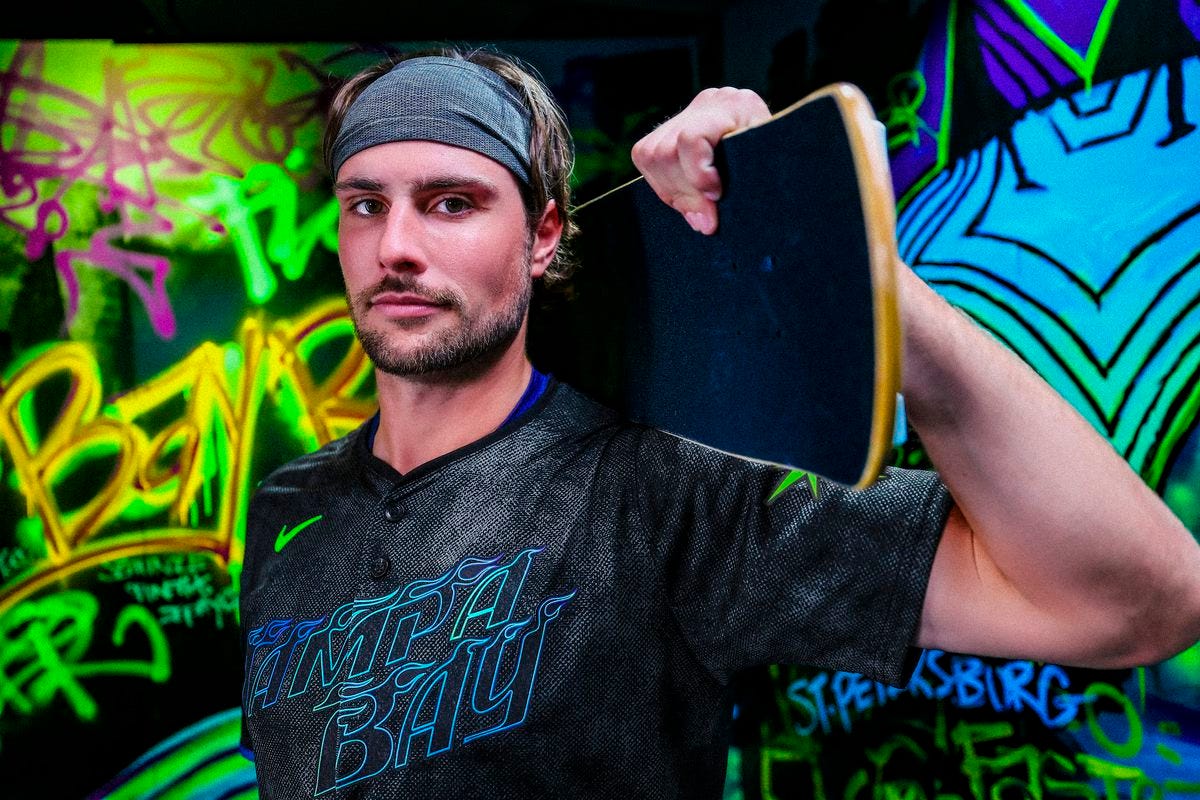 How skateboarding inspired the Rays City Connect jersey - DRaysBay