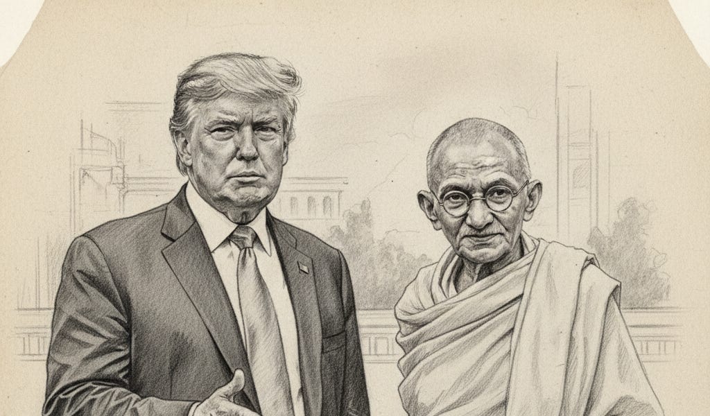 Trump is America's Mahatma Gandhi - by Rahul Deodhar