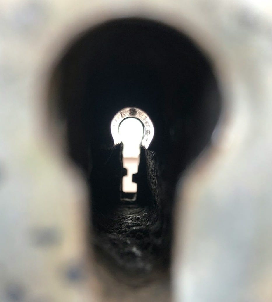 a key on a key chain