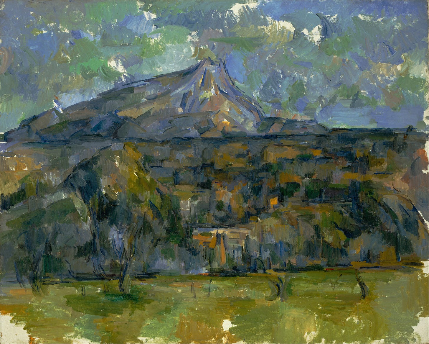 Cezanne Sainte Victoire watercolor Cezanne Sainte Victoire watercolor