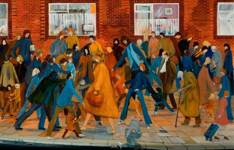 Crowded Pavement