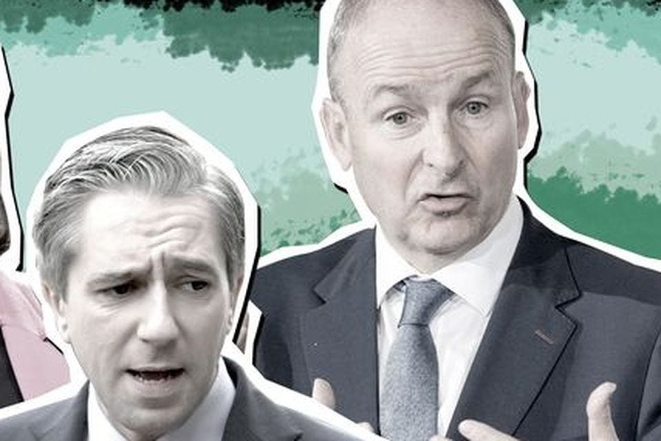 Taoiseach Simon Harris and Tánaiste Micheál Martin hold hour-long meeting  on new Fianna Fáil and Fine Gael coalition | Irish Independent