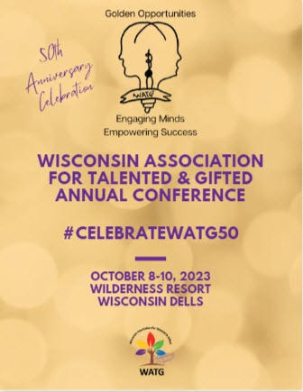 WATG 50th anniversary conference, October 8-10, 2023, Wisconsin Dells, #CelebrateWATG50