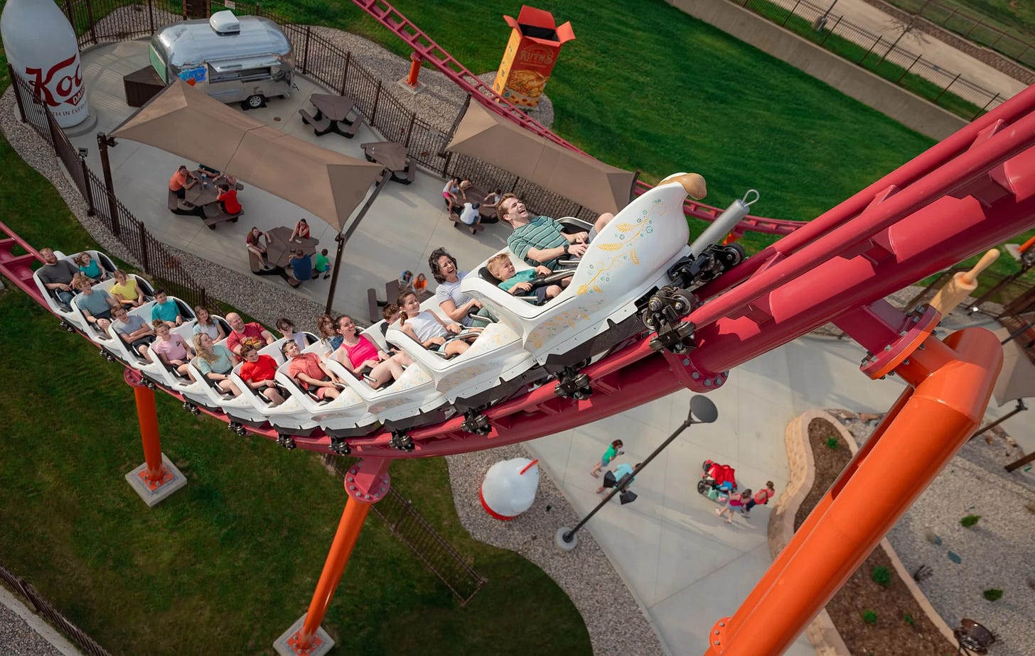 Good Gravy roller coaster Holiday World