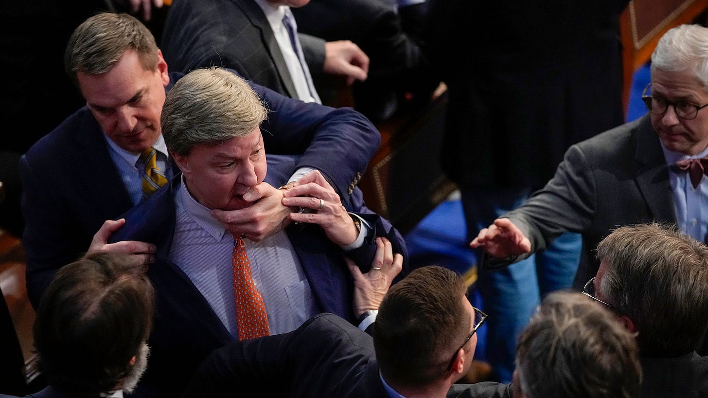 Watch House Republicans' Near-Fight on the 14th Vote to Elect McCarthy ...