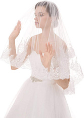 WOWBRIDAL 2 Layers Short Bridal Veil Wedding With Comb Sequined Edge bachelorette WOWBRIDAL 2 Layers Short Bridal Veil Wedding With Comb Sequined Edge bachelorette