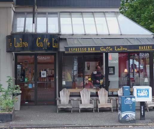 Seattle, WA -- Cafe Ladro, Capitol Hill, Caffe Ladro has an attractive ...